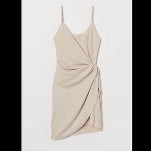 Draped Wrap Front Dress -Never Worn